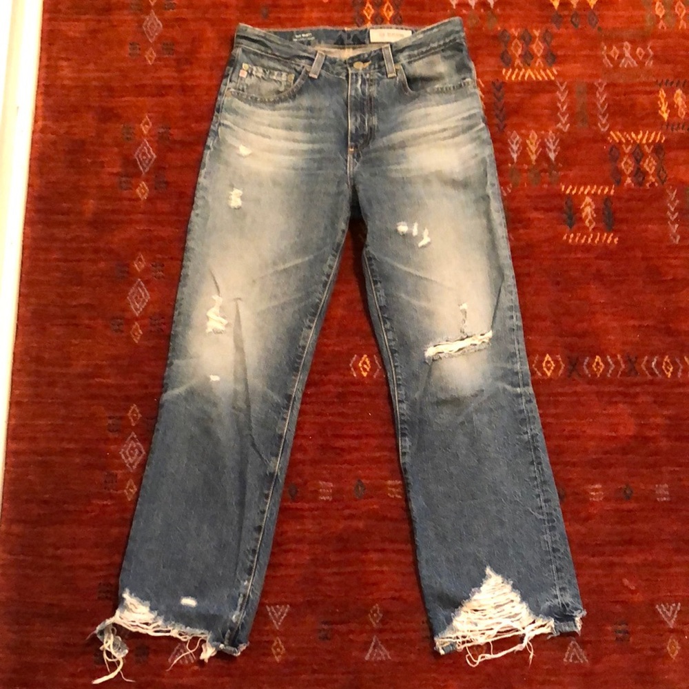 AG The Rhett High waisted straight denim